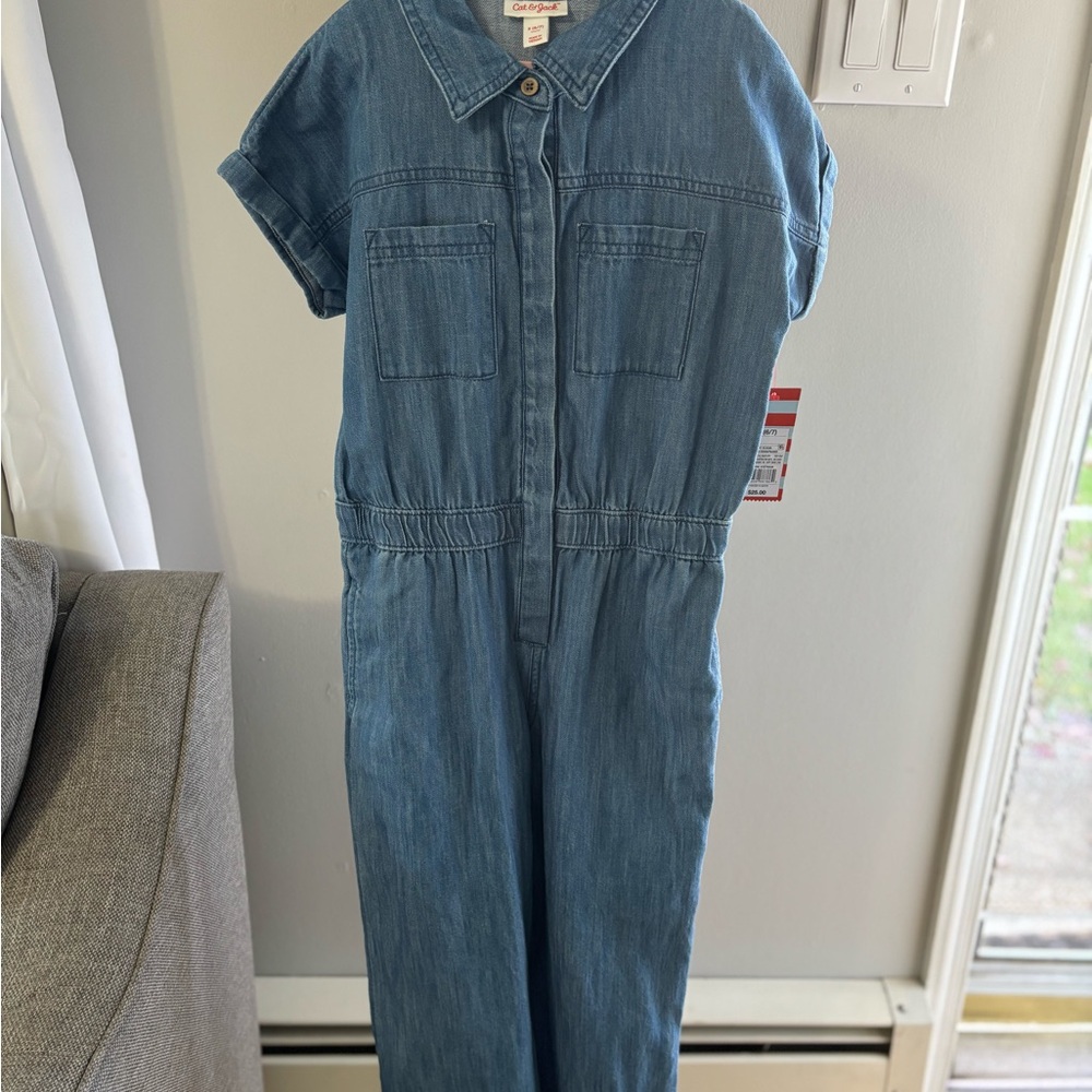 Cat & Jack Light Blue Denim Jumper